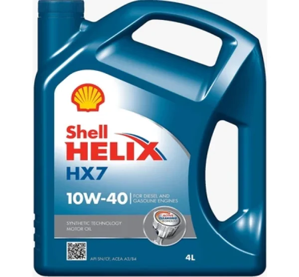 SHELL HELIX HX7 SN+A3B4 10W40 4LT