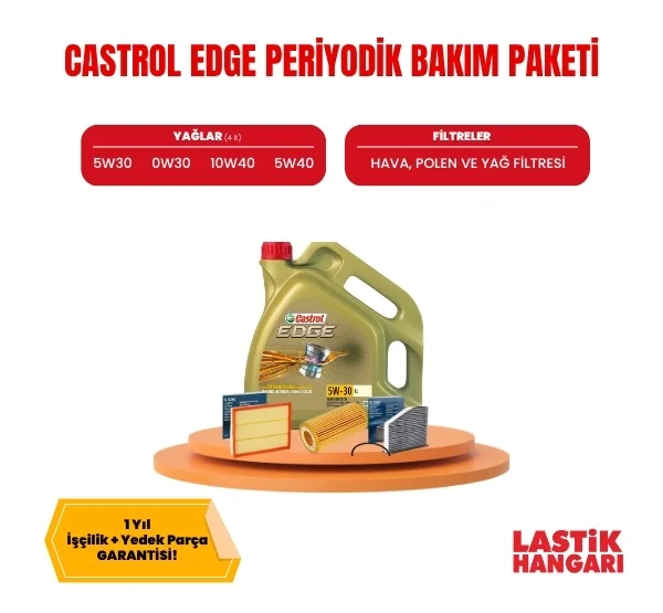 CASTROL EDGE PERİYODİK BAKIM PAKETİ