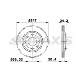BAXIS  ON FREN DISKI